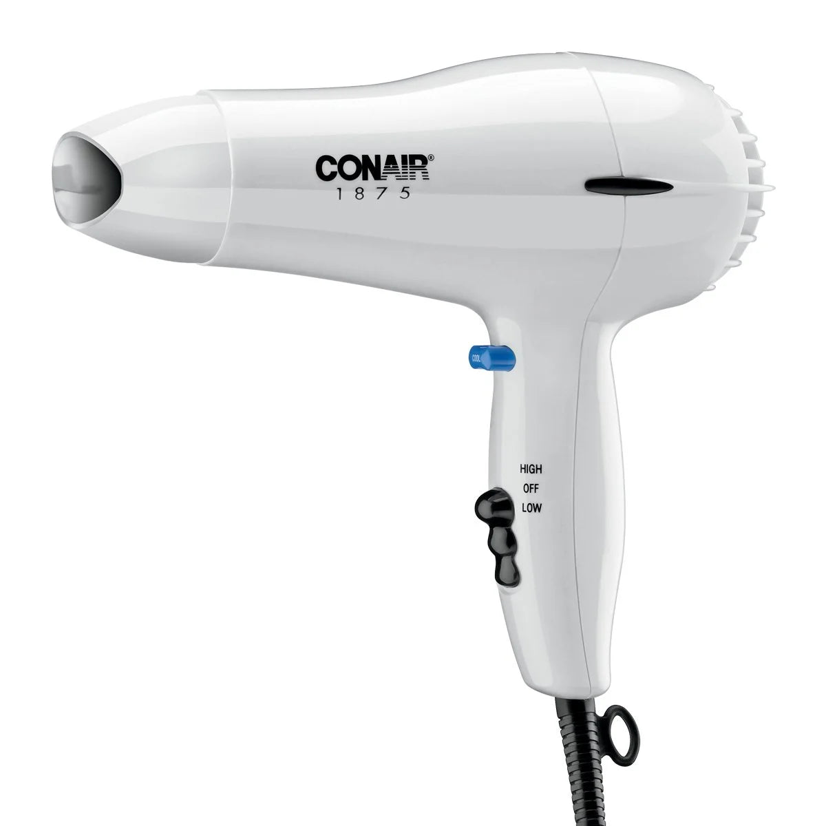 HAIRDRYER, Handheld, White, 1875 WATTS