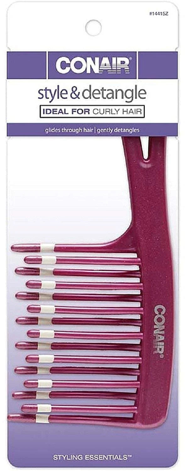 Conair Comb Detngle Size Ea, Pack of 2