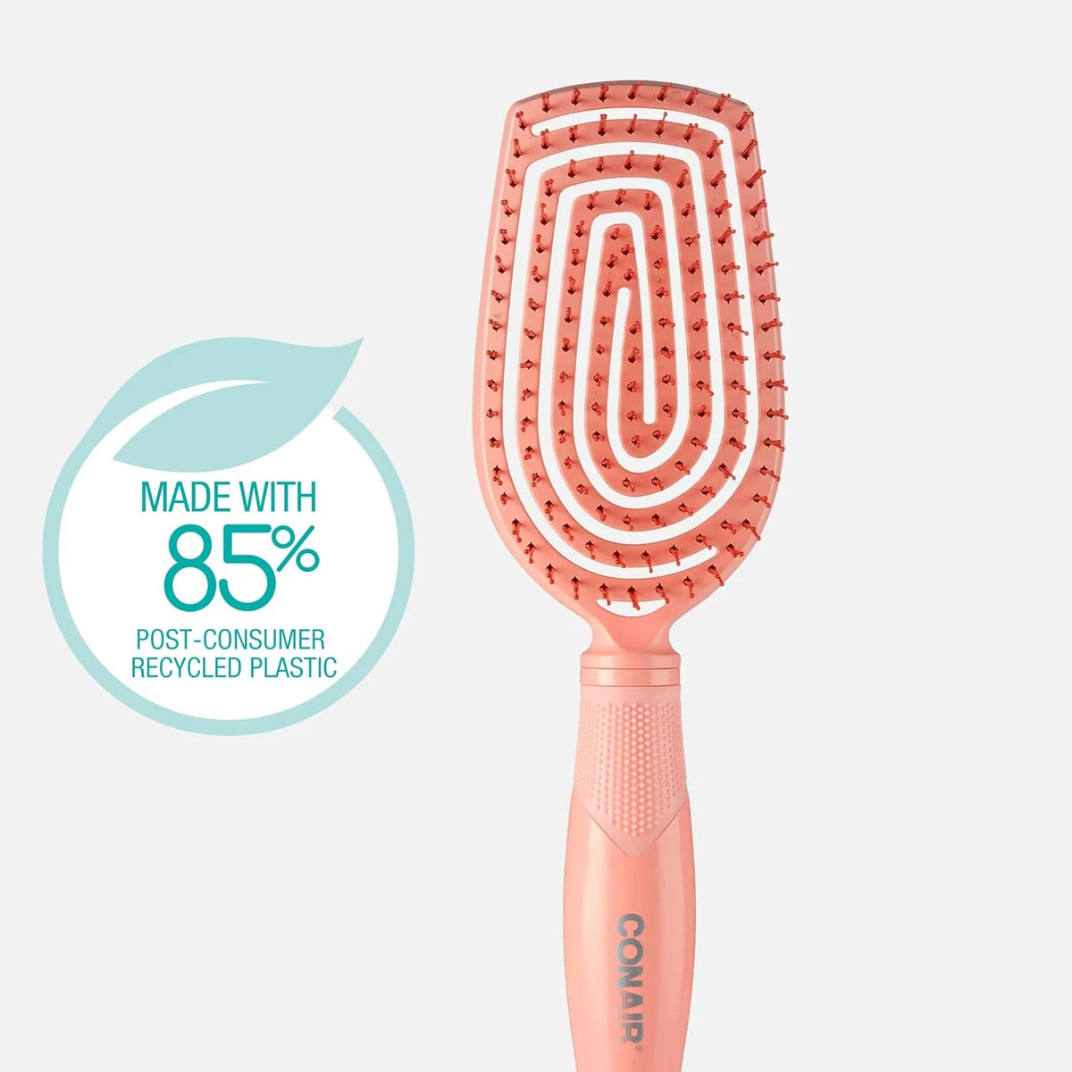 Conair Hair Brush, Scalp Care Detangling, Standard, Coral Pink