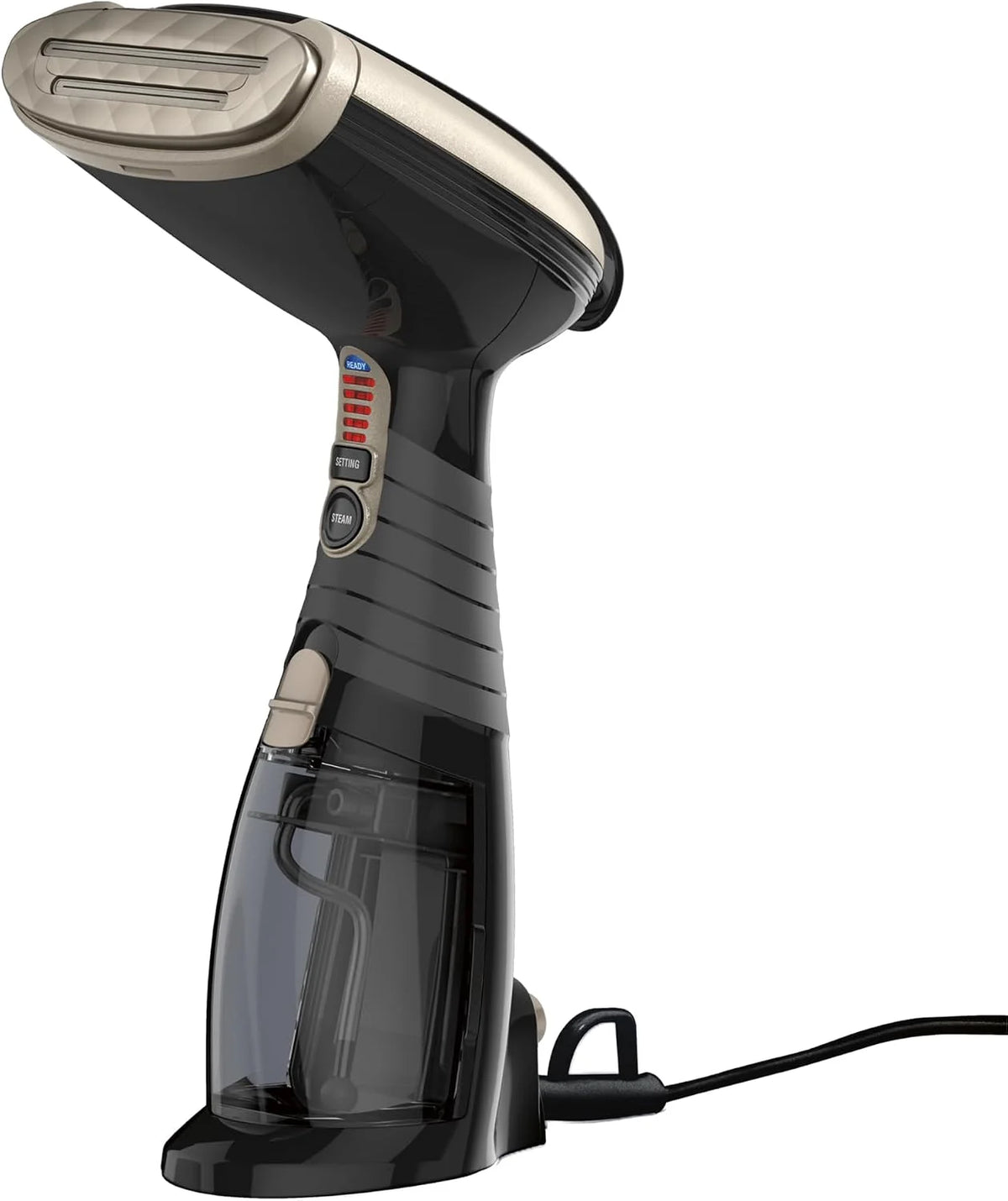 Conair Handheld Steamer for Clothes & Upholstery, 3 Attachments, Black
