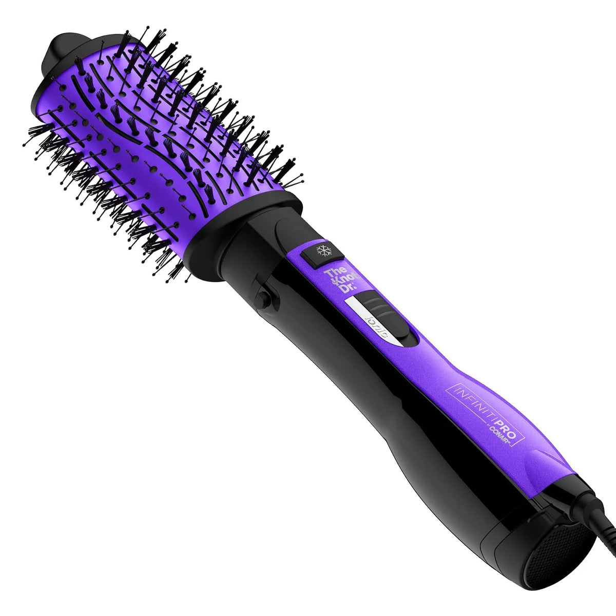 Conair INFINITIPRO The Knot Dr. All-in-One Oval Dryer Brush, Hair Dryer & Volumizer, Hot Air Brush