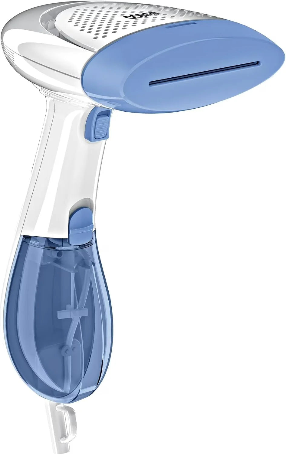 Conair Handheld Garment Steamer for Clothes, Fabric Steamer with ExtremeSteam Technology, Dual Heat Settings, Quick 40-Second Heat Up, White/Blue, GS237RXWM