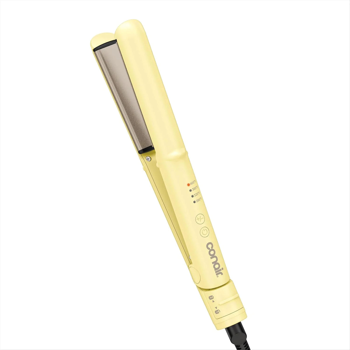 Conair 1" Ceramic Flat Iron with Shea Butter Ceramic Technology, Yellow