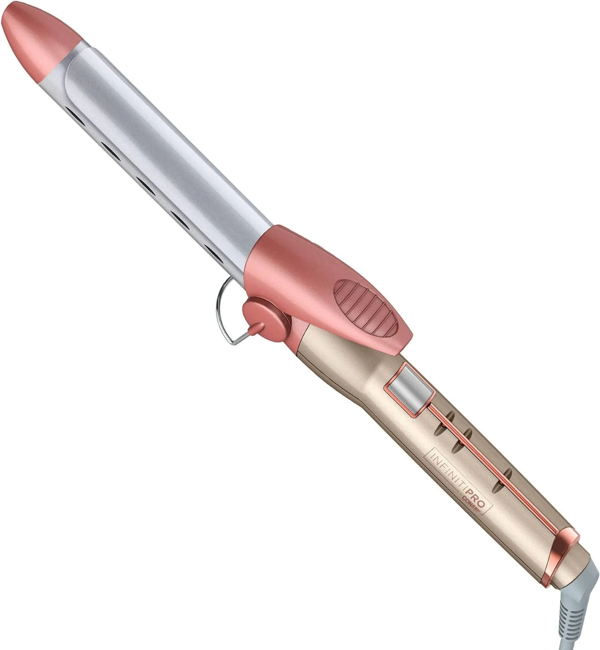 Conair Curling Iron, INFINITIPRO, Frizz Free, Titanium Ceramic, 1"