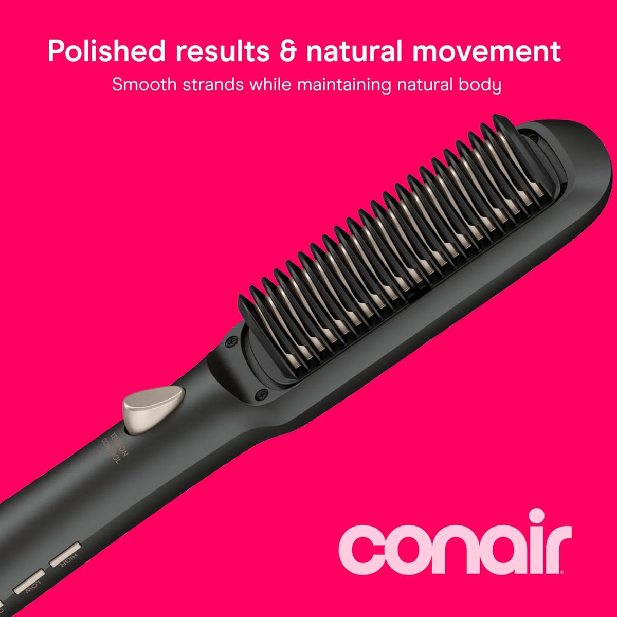 INFINITIPRO by Conair Smoothing & Straightening Brush, Styler, Heated Brush