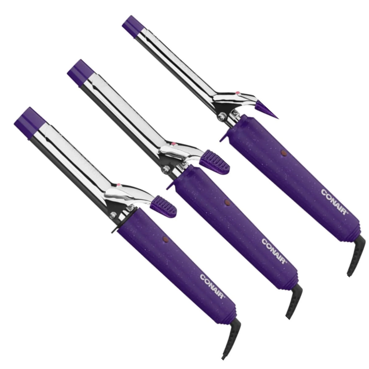 Conair Curling Iron Set, Supreme, 3-Pack, 1/2", 3/4", 1"
