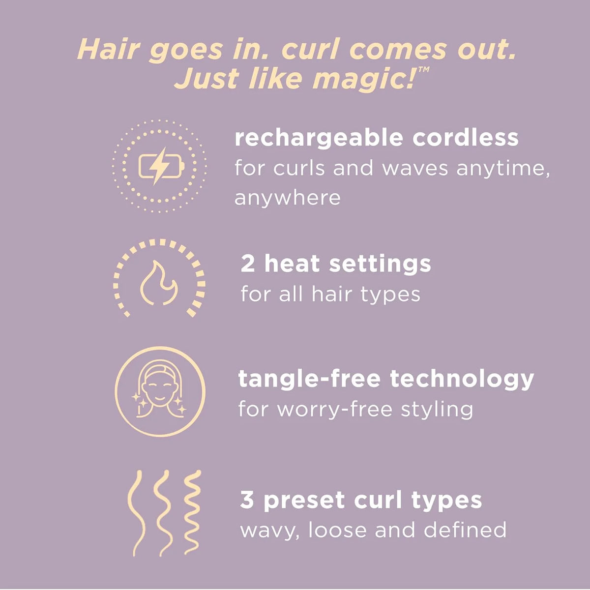 INFINITIPRO by CONAIR Curl Secret MINI Automatic Curling Iron - 1/2-inch Barrel - Cordless Hair Curler for All Hair Types and Short to Medium Hair Lengths