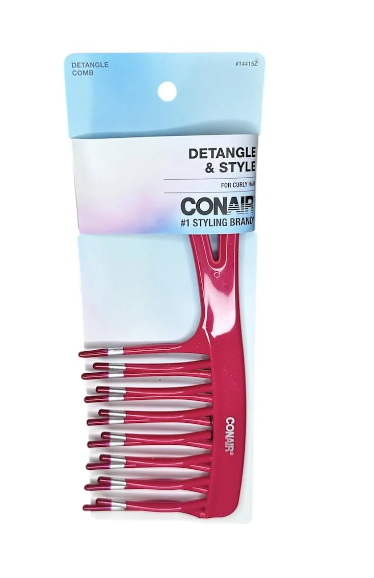 Conair Styling Essentials Style & Detangle Comb 1 ea (Pack of 3)