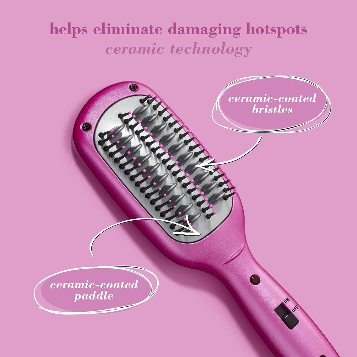 Conair Mini Super Smoothing Brush; Perfect for On-The-Go Styling