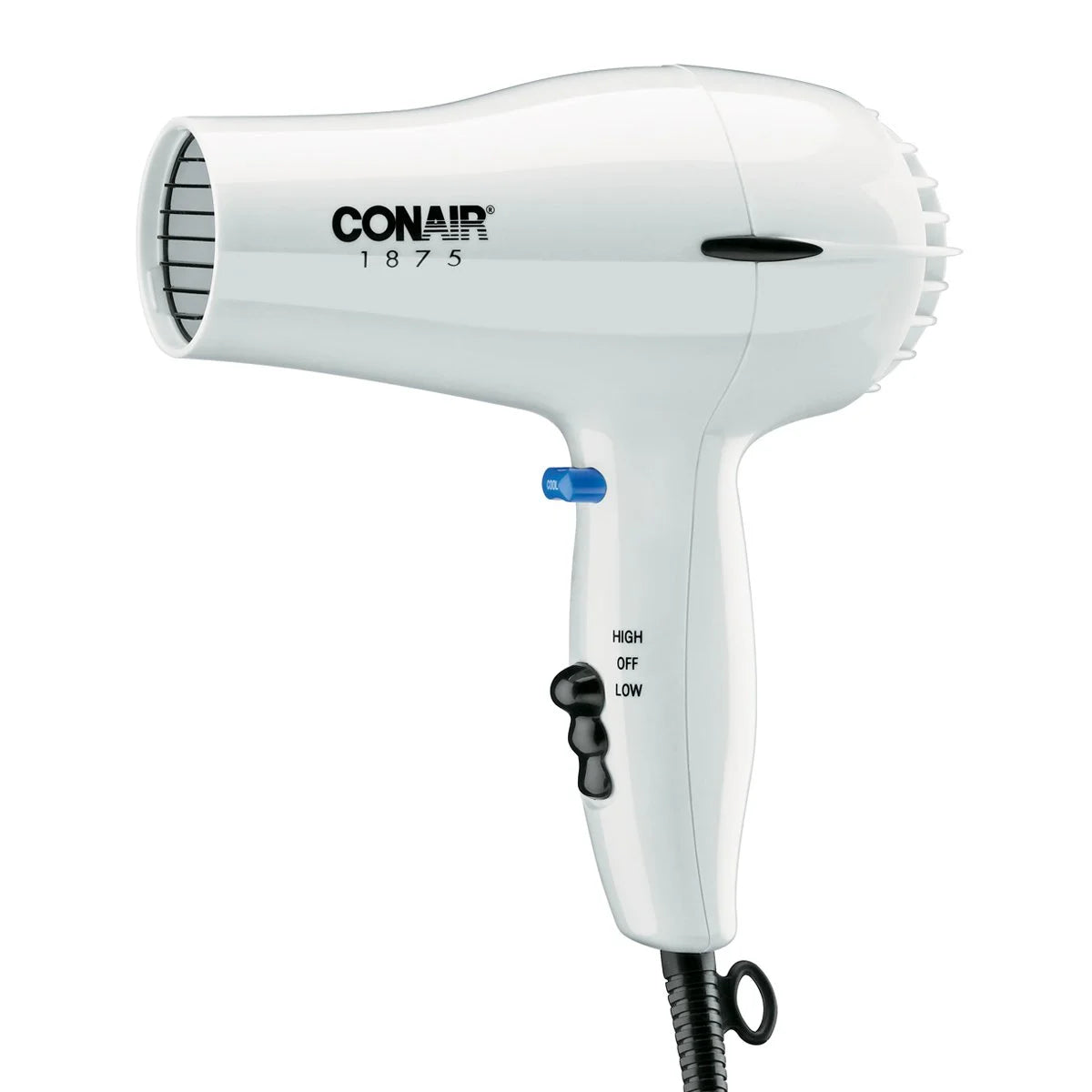 HAIRDRYER, Handheld, White, 1875 WATTS