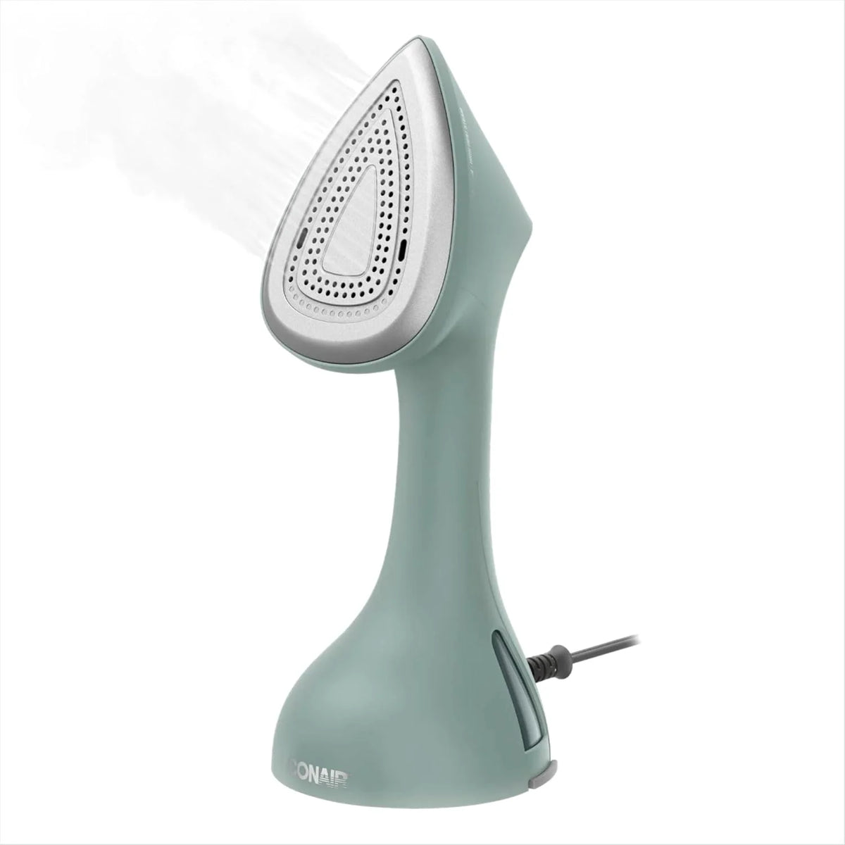 Conair 2-in-1 Iron and Garment Steamer, Aluminum Soleplate, 1700W, Green