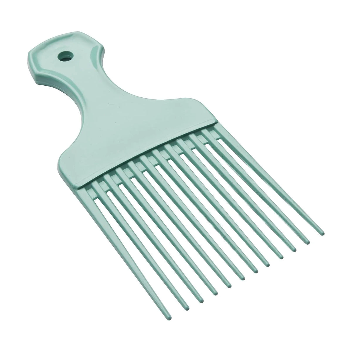 Conair Earth-Friendly Planet Upcycled Toothed Hair Pick Comb, Mint Green