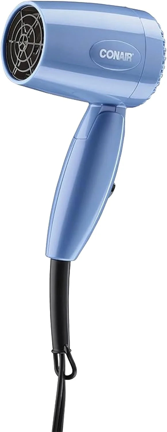 Conair Dual Voltage Hair Dryer, Compact Folding Handle Design, 1600W