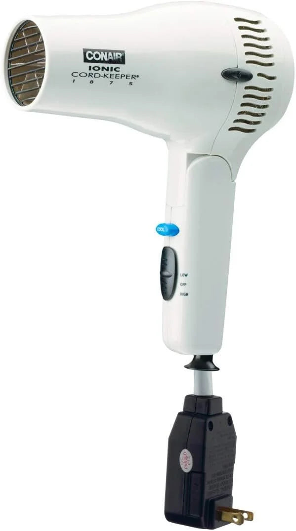 Conair 169WIW White Cord Keeper Hair Dryer - 1875W