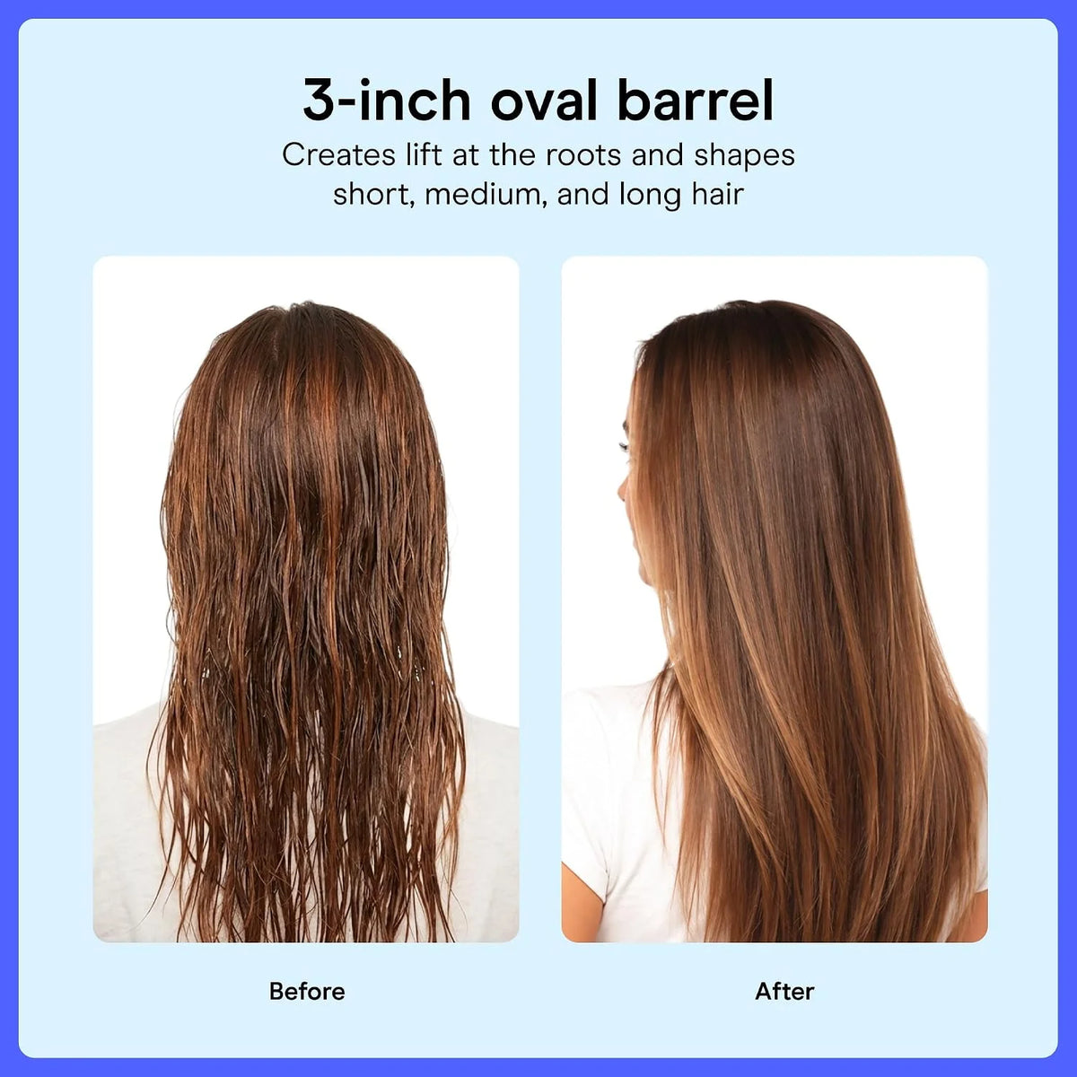 Conair Blow Dryer Brush, One-Step Design, Frizz Control, 3" Barrel