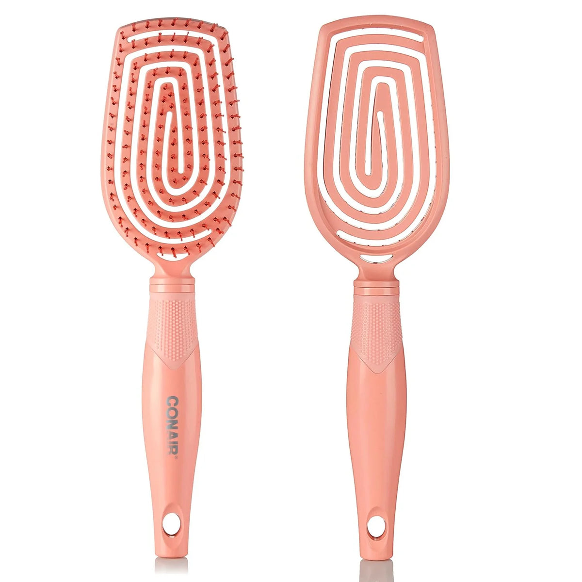 Conair Hair Brush, Scalp Care Detangling, Standard, Coral Pink