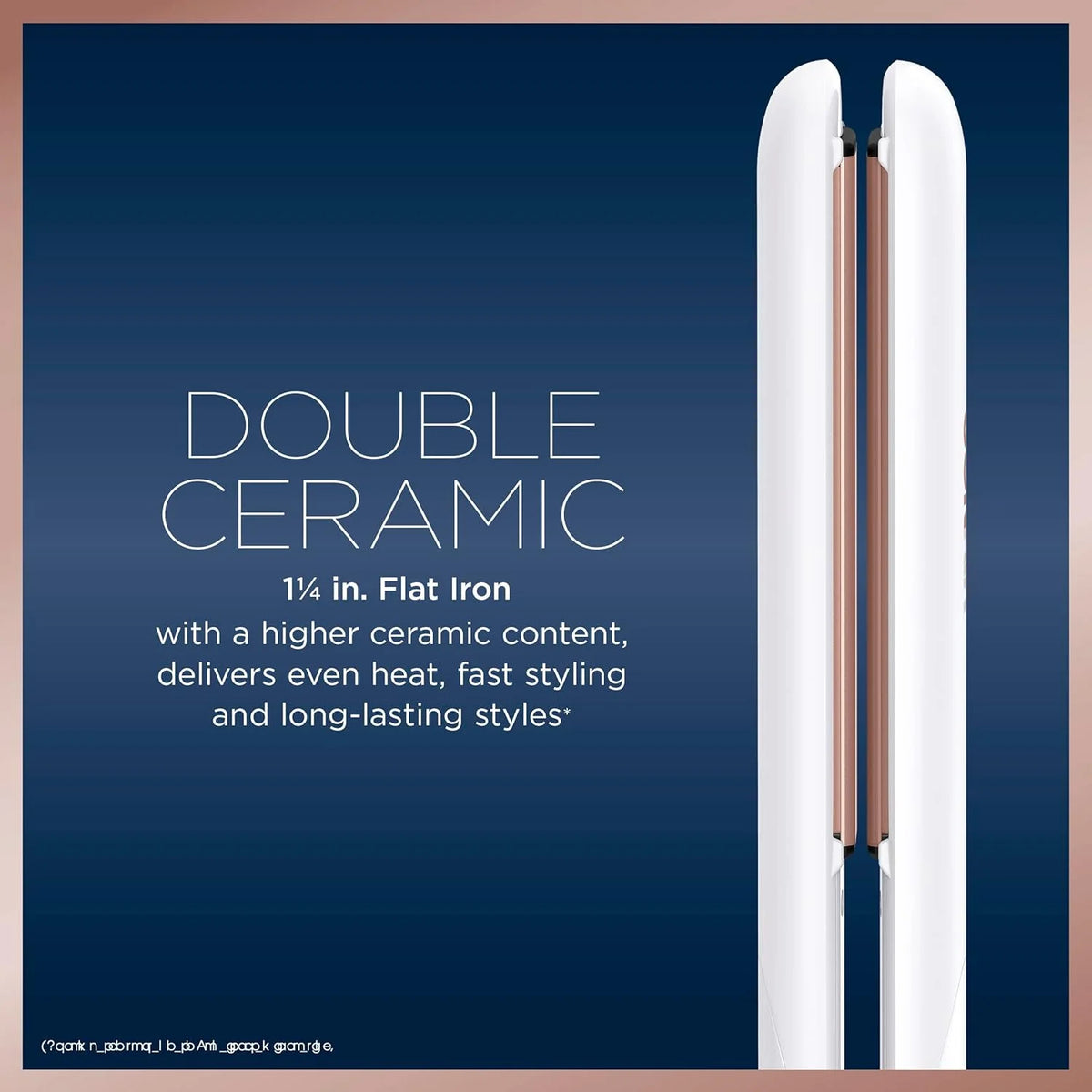 Conair Double Ceramic Flat Iron, 1 1/4-inch Hair Straightener